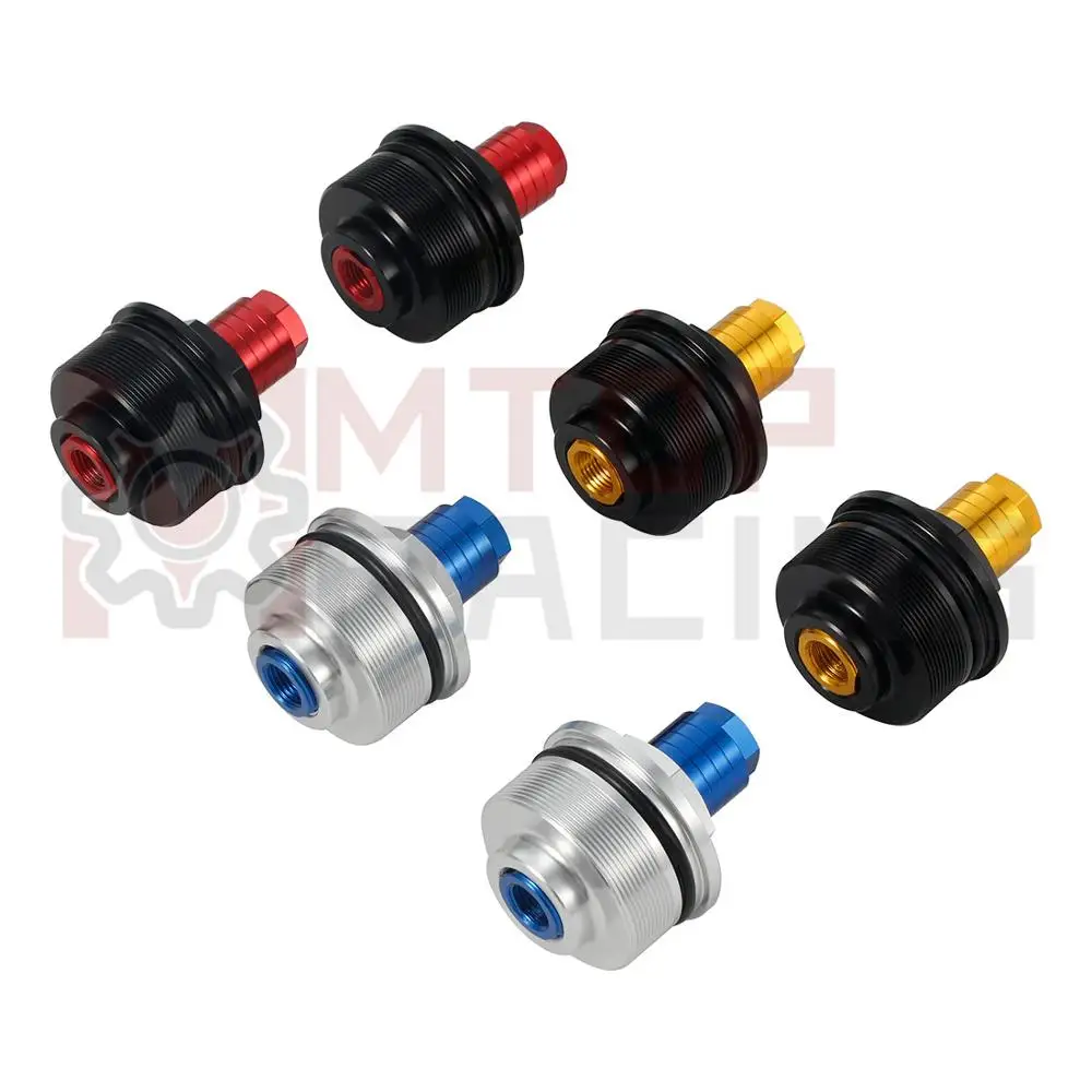 Preload Fork Caps For Honda CBR1100XX Blackbird 1996 1997 1998 1999 2000 2001 02 03 04 05 06 07 2008 Adjustable Fork Bolts 43mm