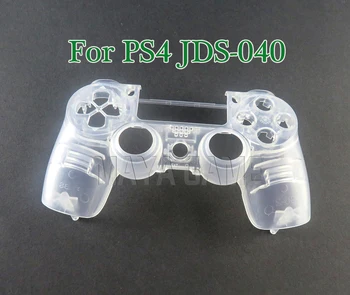 

10pcs Transparent Crystal Clear Front Housing Shell Case Faceplate Cover for Playstation 4 Pro PS4 4.0 JDM JDS 040 Controller