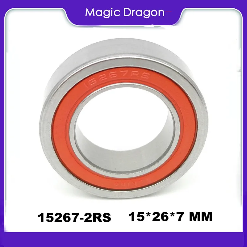 Rolamento de Esferas 15x26x7 mm Rodas de Bicicleta Suporte Inferior Reparação Rolamento 15*26*7 mm 152672rs 15267rs Mr15267 15267 2rs Gcr15