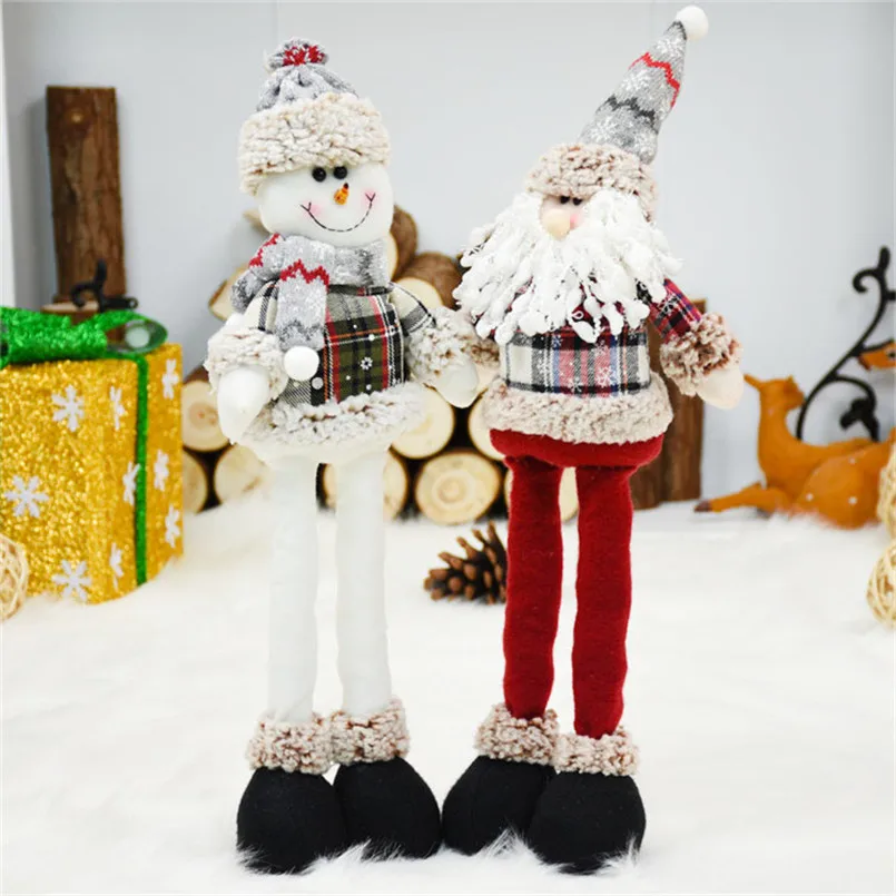 

Christmas Decorations for Home Dolls Xmas New Year Birthday Gifts for Lovers Friends Family Retractable Stand Figures Toy Natal