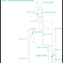 2002 Центурион Escalade(версия 2) коврик для кокпита лодка EVA Тиковый настил 1/" 6 мм