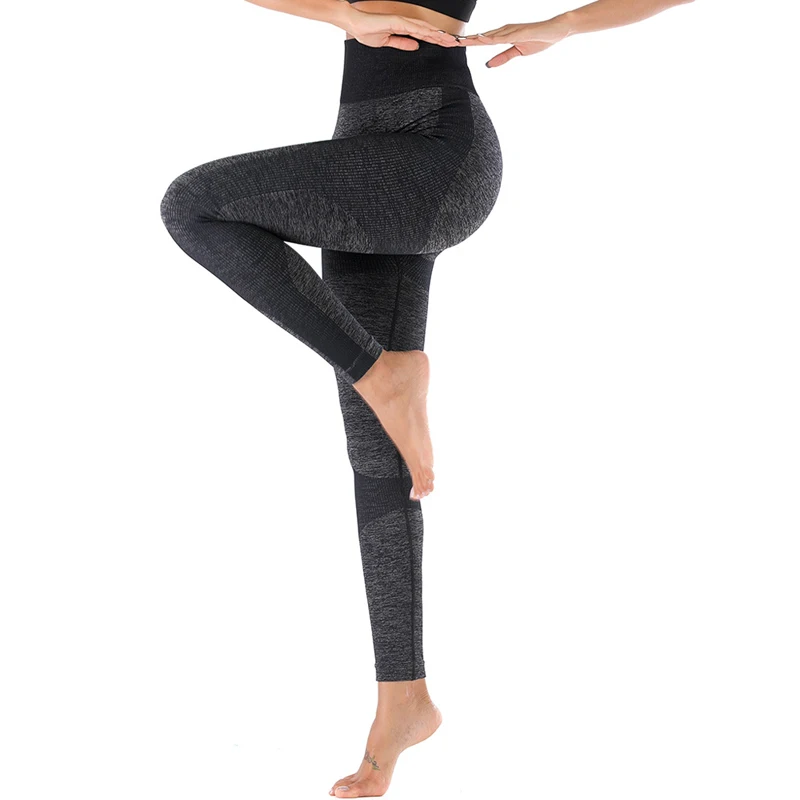 Бесшовные леггинсы брюки для йоги пуш-ап с высокой талией эластичные спортивные брюки для бега тренажерный зал женские леггинсы для фитнеса леггинсы