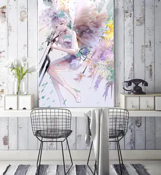 

[Self-Adhesive] 3D Angel 89896 Japan Anime Wall Paper mural Wall Print Decal Wall Murals