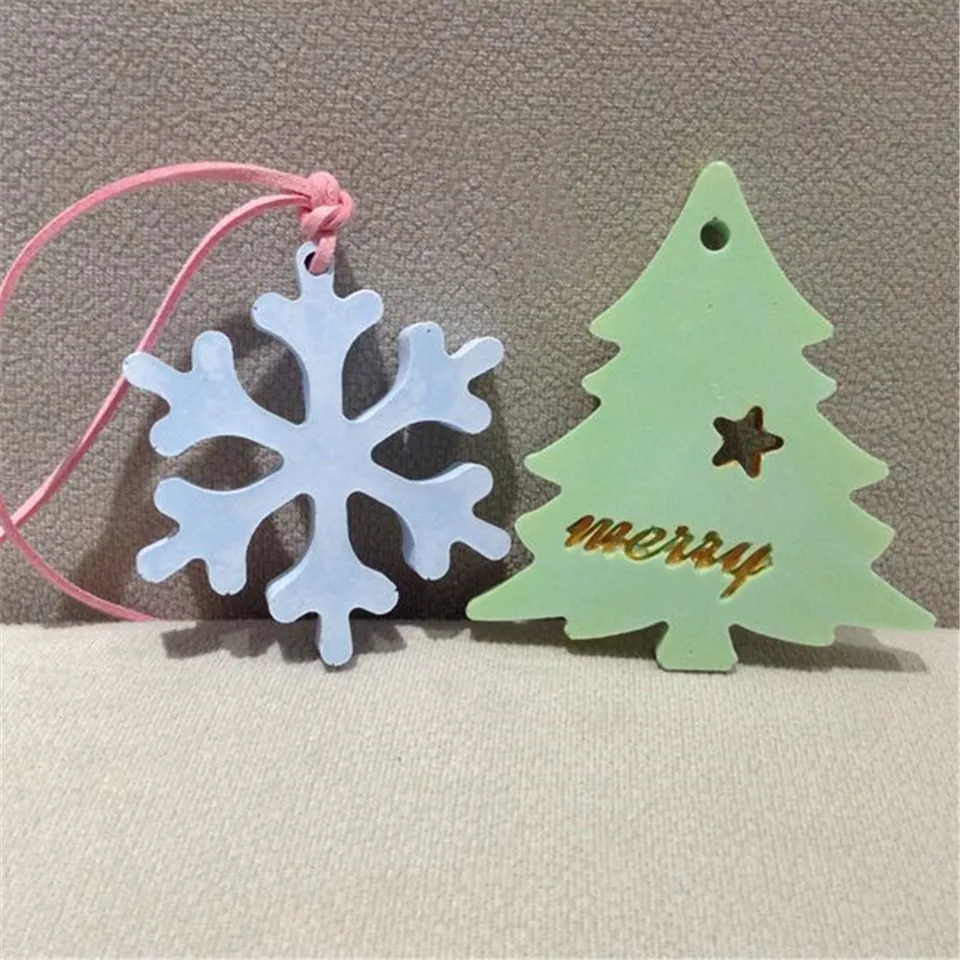 3D Рождественские силиконовые формы для мыла Снежинка DIY Xmas шоколадная форма Сахар ремесло Мыло плесень инструменты для украшения тортов из мастики