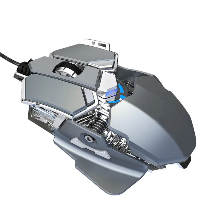 Механическая игровая мышь Проводная 6400 dpi программируемая 9 клавиш компьютерная геймерская мышь новое поступление