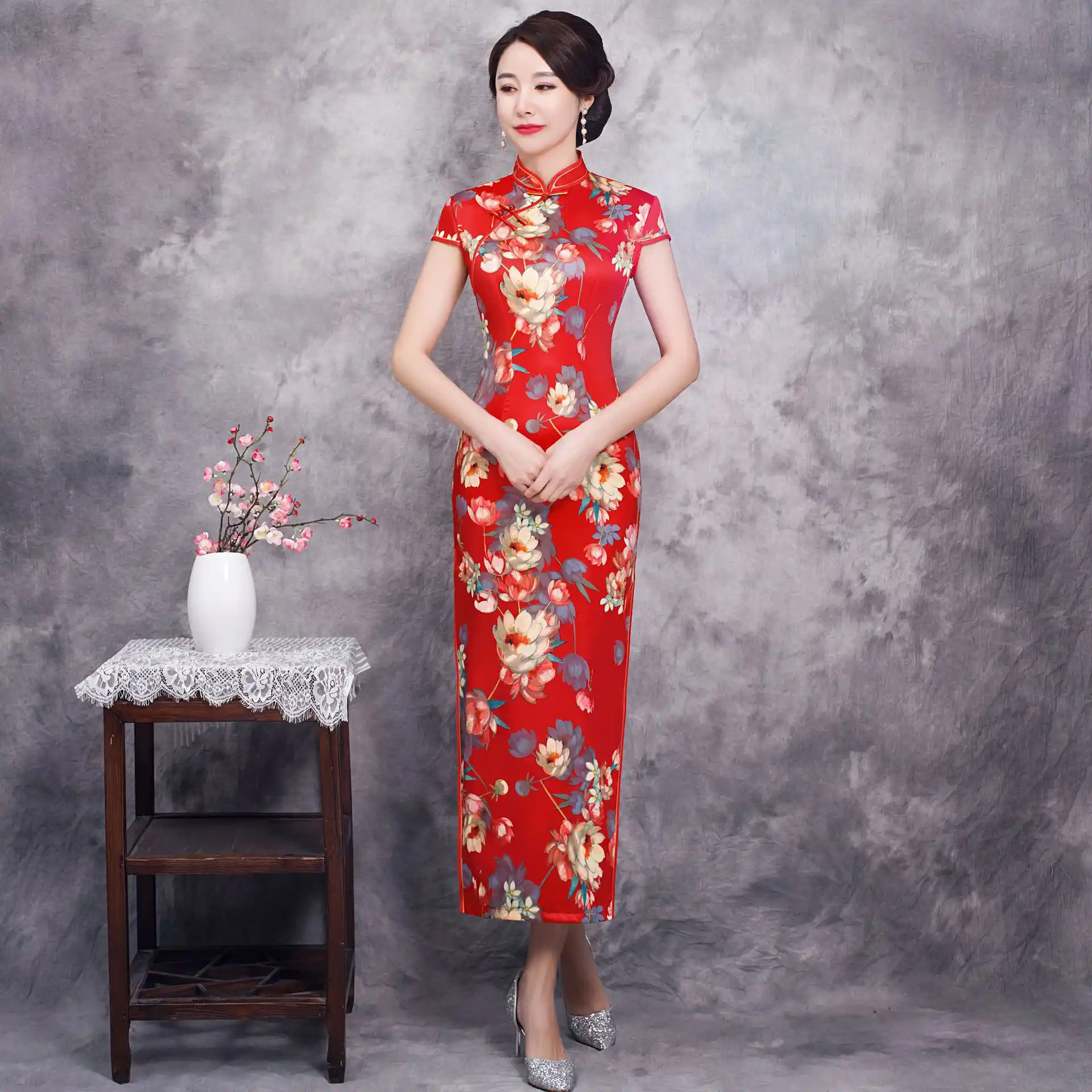 plus size chinese dress