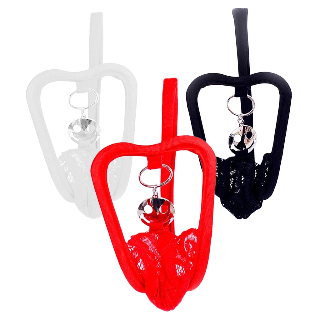 Men Male Guys T-back Open Smiling Face G-string Bikini C-String Thong Underwear Sexy Underpants