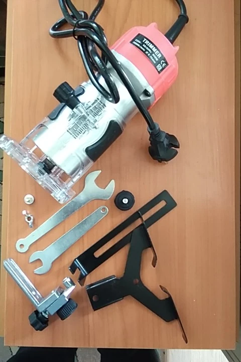 

30000rpm Woodworking Electric Trimmer Wood Milling Engraving Tool 800W Slotting Trimming Machine Wood Router Slotting