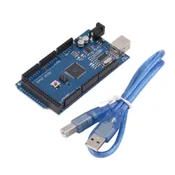 Mega 2560 R3 REV3 ATmega2560-16AU Плата USB кабель, совместимый 256 Кб, 8 КБ, используемый загрузчиком для Arduino Eletronic Hot