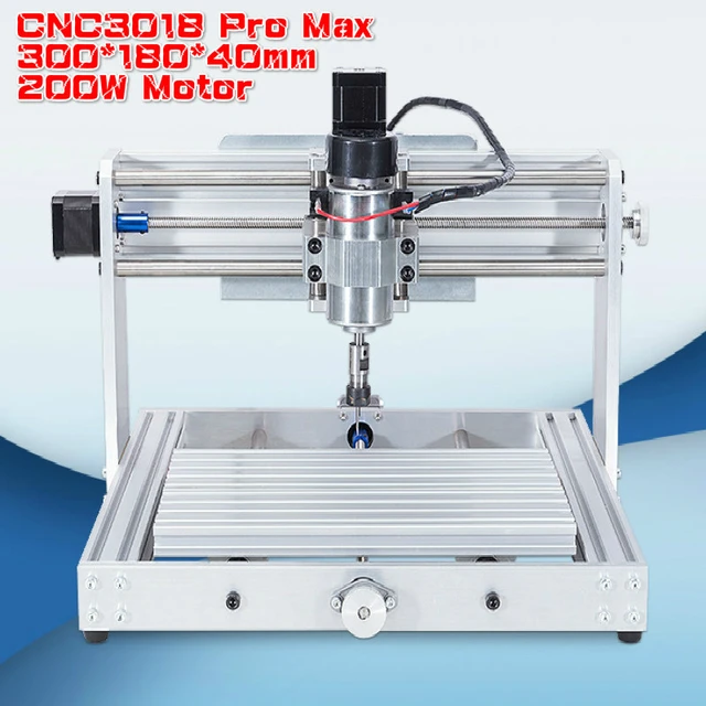 CNC 3018 Pro MAX Engraver With 300W Spindle Mini Engraving Machine Desktop  3 AXIS PCB Milling Machine With ER11 DIY Wood Router - AliExpress