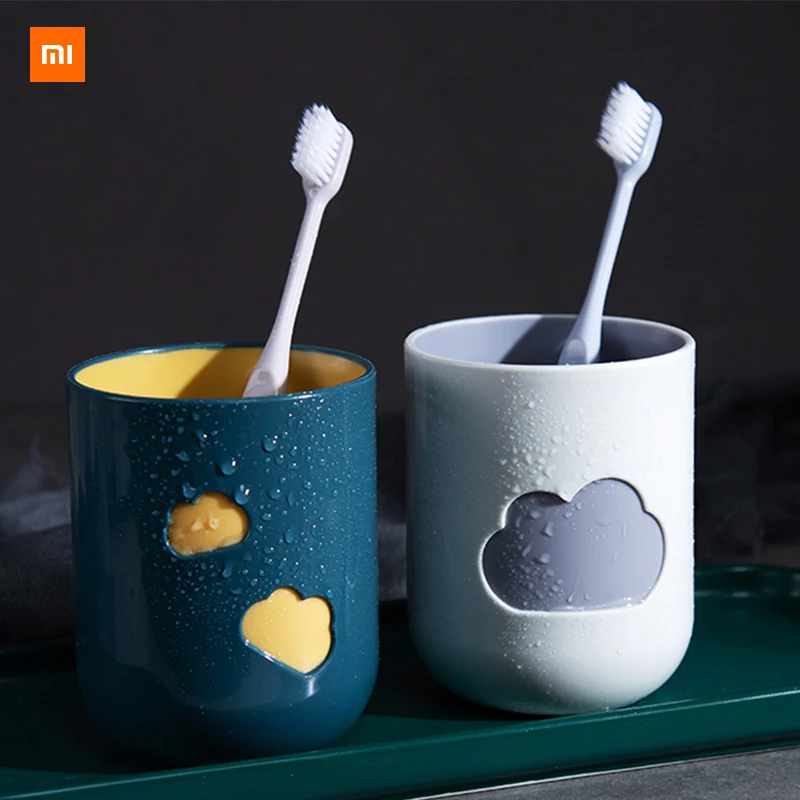 Xiaomi Mijia Youpin простая чашка для мытья облаков, бытовая чашка для чистки, милая пара, удобная чашка для рта, модная домашняя ванная комната