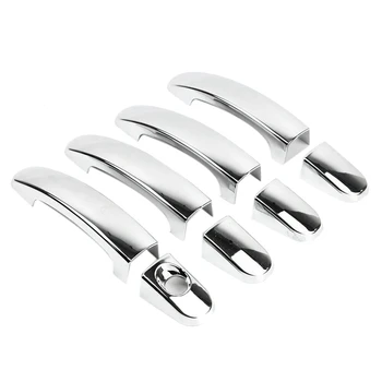

Chrome Car Outside Exterior Side Door Handle Protector Cover Trim for Ford Ranger 2012-