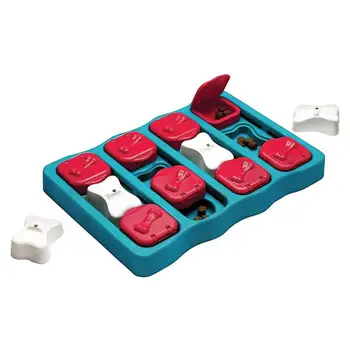 

Educational Dog Toy Puppies Dog Mobile Feeder Leaking Pet Supplies Feeding Mobile Box Dog Toy Pet Toy Feeding Dual-use Pet Toys