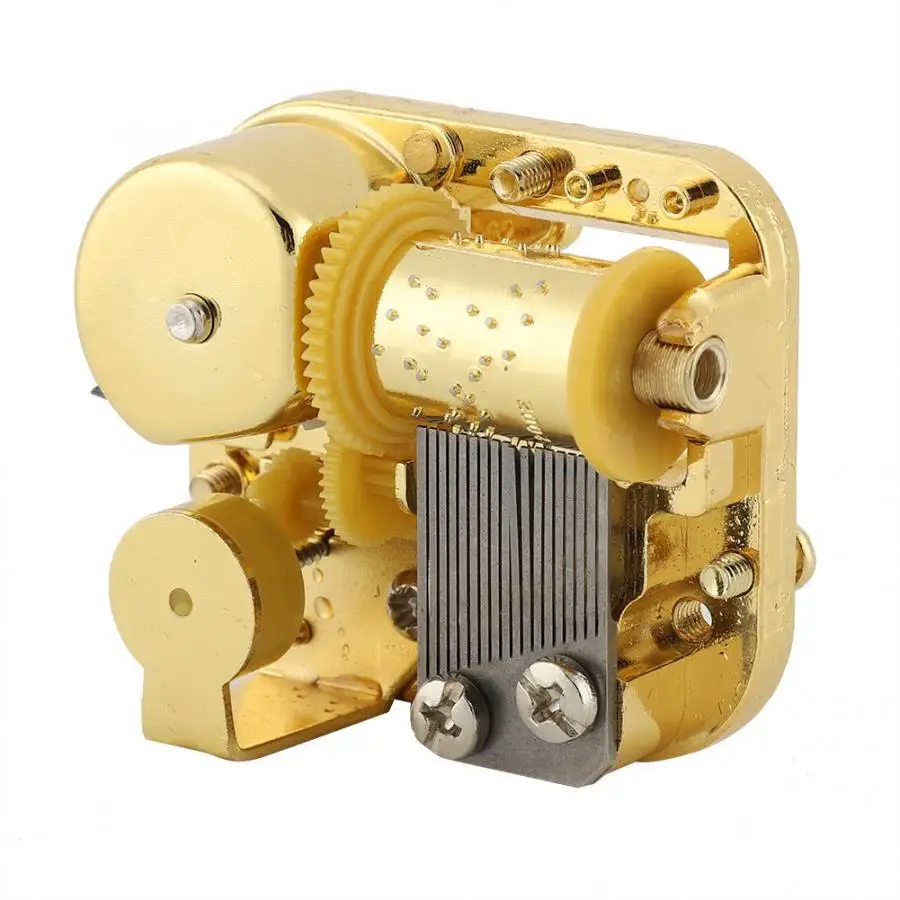 13 Tones DIY Musical Box Movement DIY Music Box Accessories with Screw+ Key Music Box Christmas Wedding Valentine's Day Gifts
