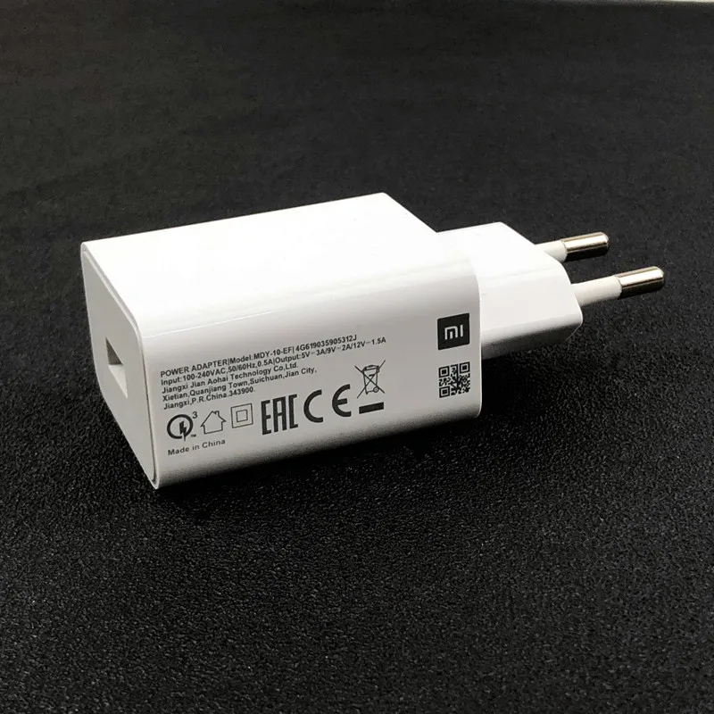 Как разобрать блок зарядки xiaomi Xiaomi Redmi note 9 Fast Charger 18W QC3.0 Quick Charge Adapter Usb Type C Cable