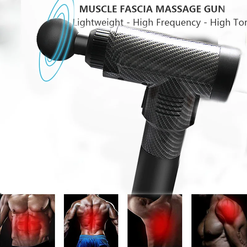 

High Vibrating Body Massager Electric Massage Guns Deep Muscle Training Relaxation Slimming Shaping Pain Machine