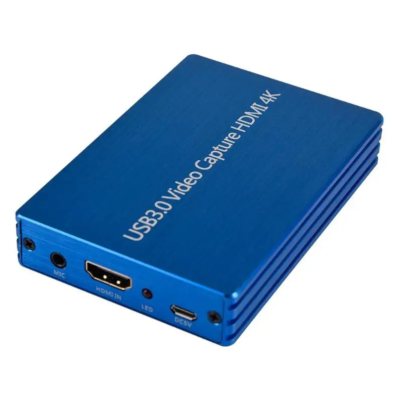  4K 1080P HDMI to USB 3.0 Video Capture Card for OBS Live Stream Broadcast Case Automatically Adjust