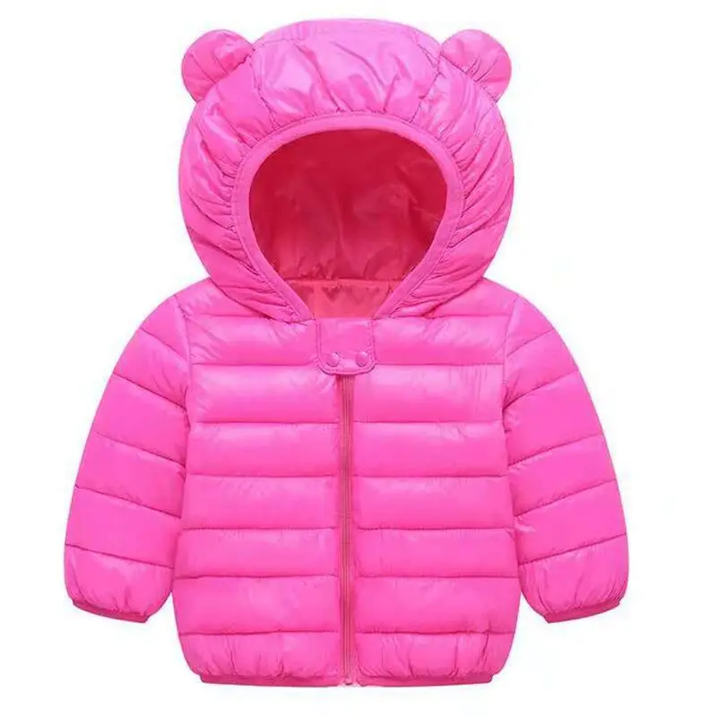 Зимняя детская пуховая парка с Микки Маусом «Дисней» легкое тонкое детское хлопковое пальто Верхняя одежда для маленьких мальчиков и девочек, детская куртка - Color: 1