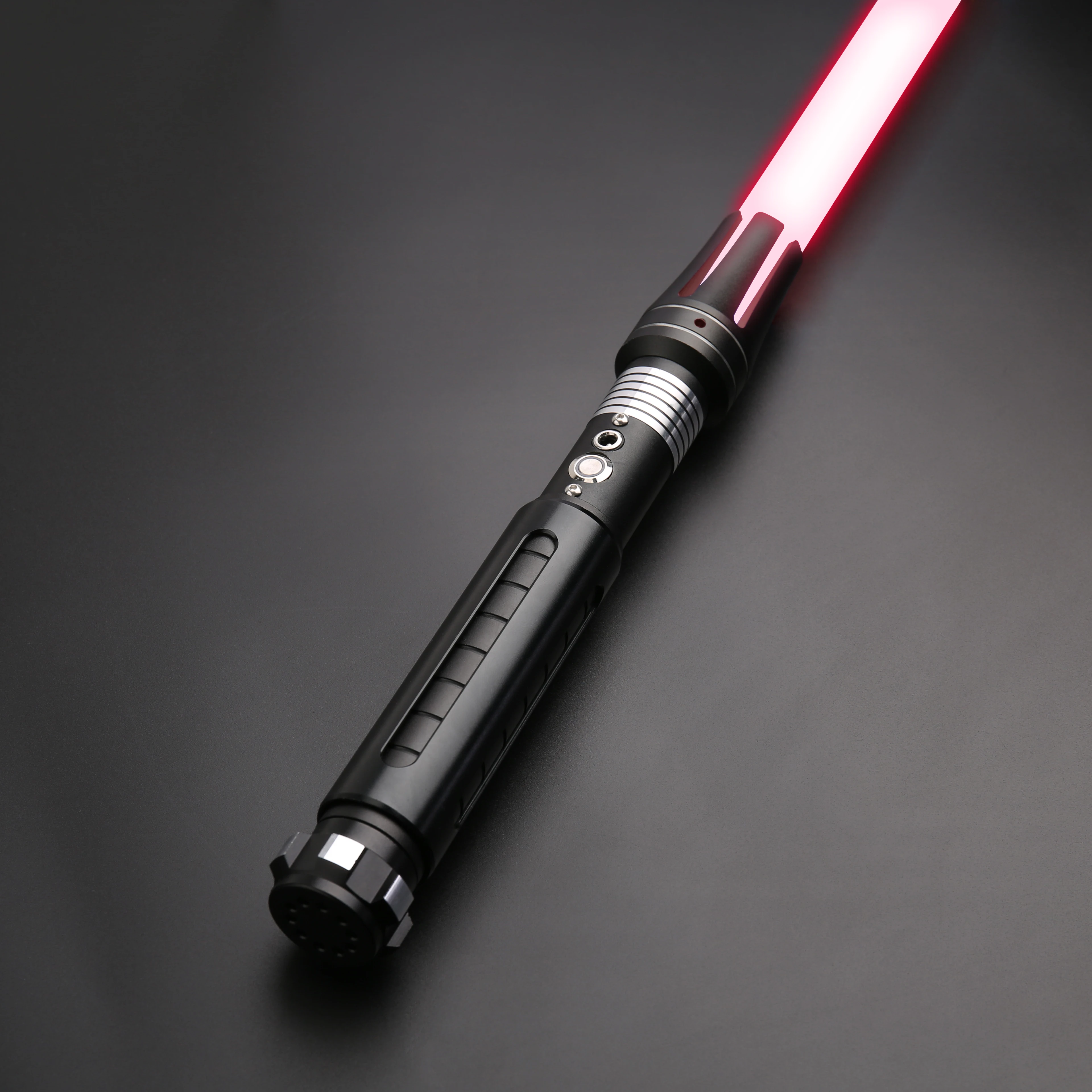 TXQSABER TS019 тяжелый Дуэль сабля с 1 дюймов лезвие Baselit RGB lighsaber бластер запереть силы