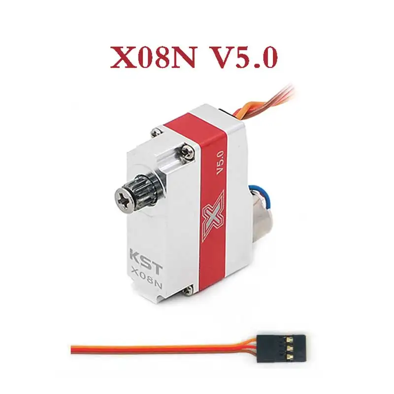 

KST X08N V5.0 2.7kg.cm@7.4V Metal Gear 9g Digital Wing Coreless Servo for RC Model Operation Voltage 3.8-8.4V