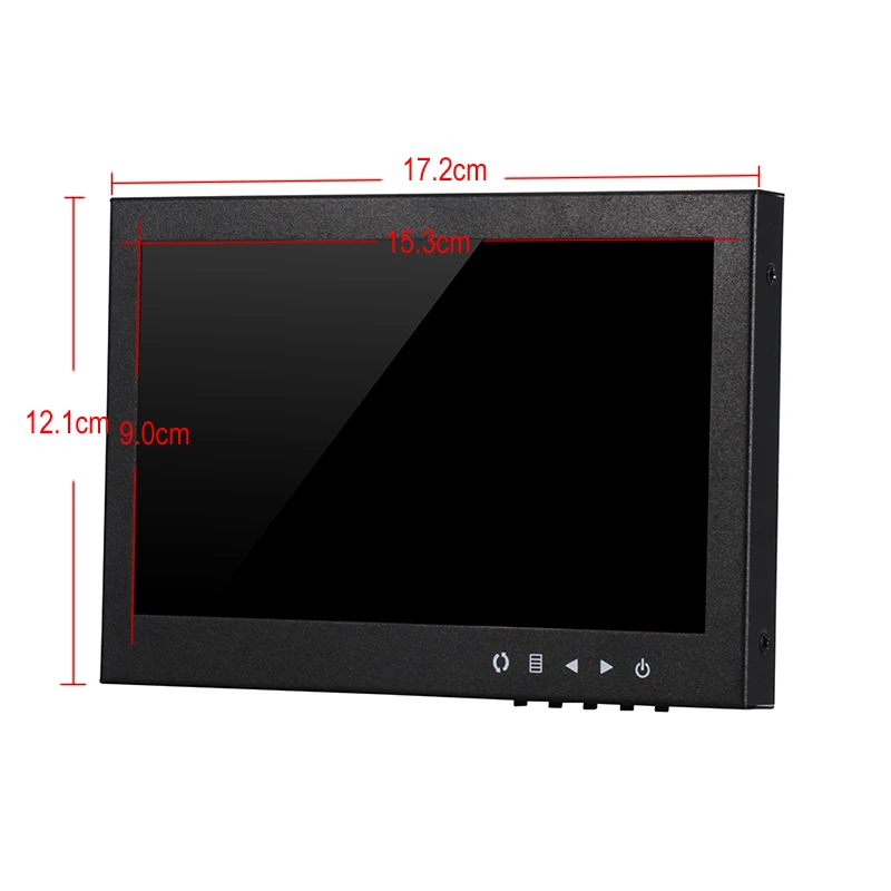 REDEAGLE 7 inch TFT LCD Security Camera CCTV Monitor 1280*800 Resolution with VGA/HDMI/BNC Input