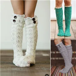 Mooirue-autumn-winter-kintting-long-socks-women-lace-pztchwork-vintage-button-casual-warm-outwear-Harajuku-60cm