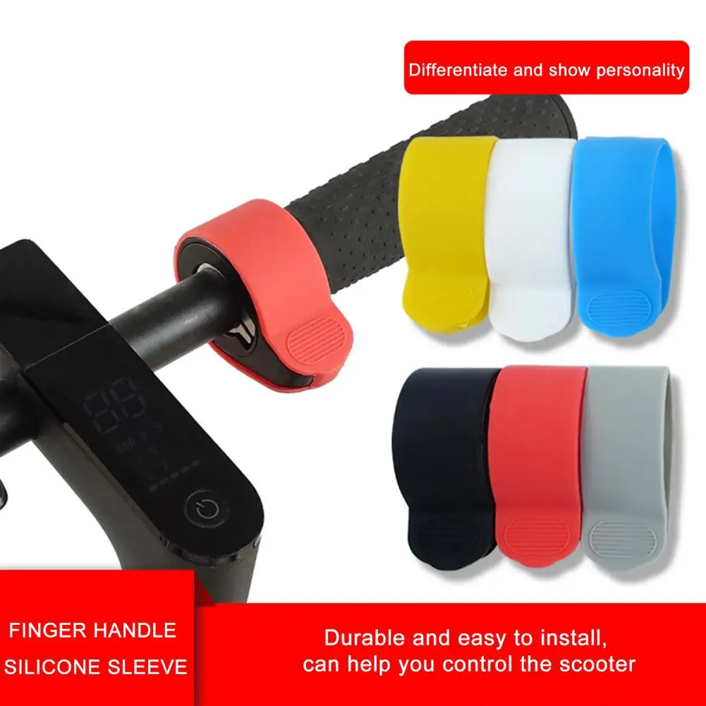 Electric Scooter Handlebar Silicone Sleeve Case Scooter Silicone Finger Dial For Xiaomi M365/1s/PRO/MAX G30 Accessories