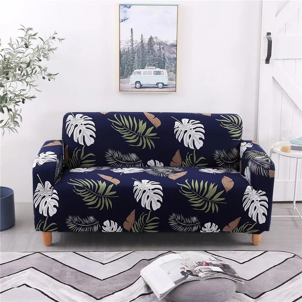 Nordic Style Stretch Sofa Cover All-inclusive Anti-Slip Super Soft Fabric Universal Sectional Couch Cover Cushion Slipcovers 20E