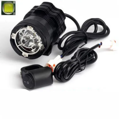 Мотоциклетные фонари led водонепроницаемый мигающий внешний открытого канала модификации вспомогательный 12V CD50 Q02 - Цвет: A