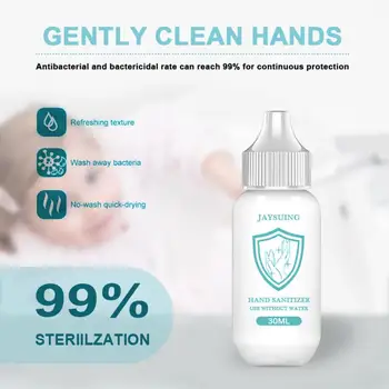 

30ml Disposable Hand Sanitizer Multifunctional Antibacterial Gel Amino Acid Article Cleaner Portable Alcohol Free Sanitizer