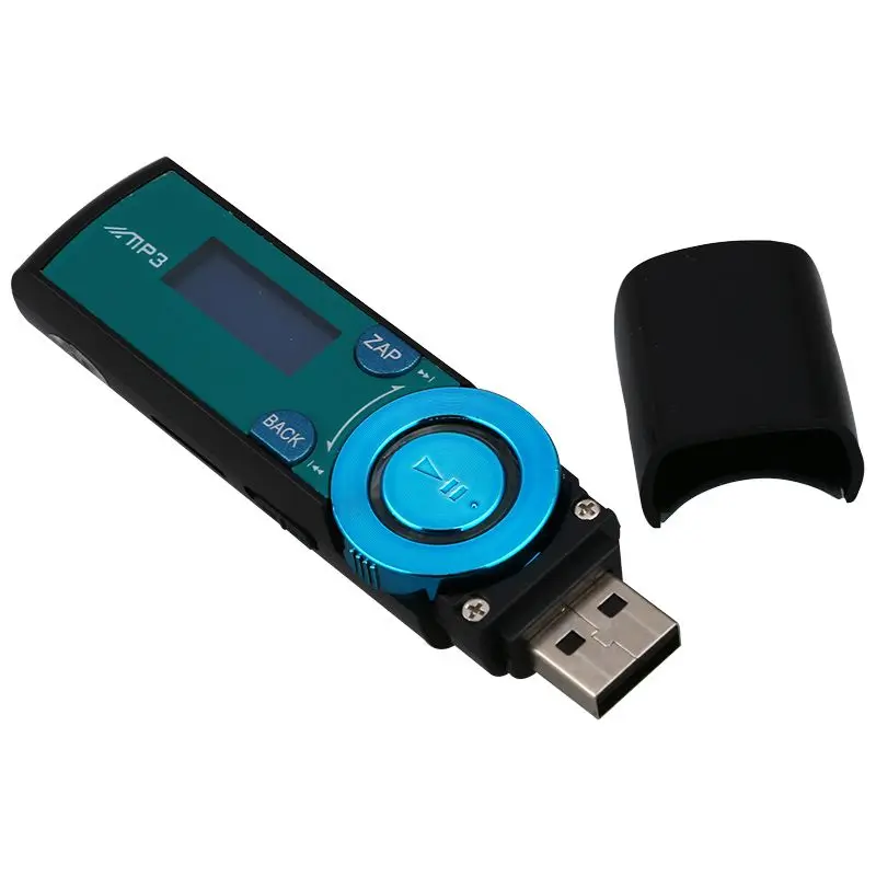 Lcd USB MP3-плеер FM радио плеер Поддержка 16 Гб Micro SD/TF карта с наушниками
