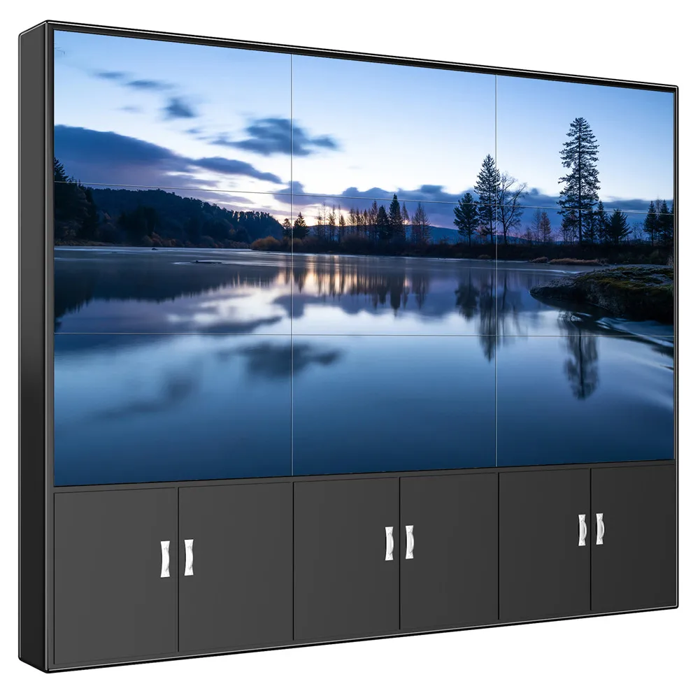 Factory Price LG 55 Inch 2x2 2x3 3x3 1.8mm Multi Screen Video Wall Ultra Narrow Bezel Display Did Lcd Touch Panel |