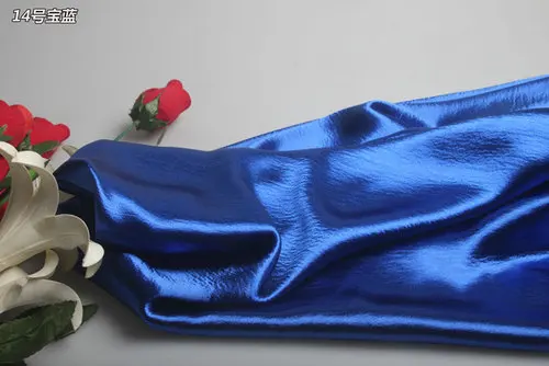 Шифоновая ткань блестящие вечерние платья из креп-атласа глянцевый материал DIY шитье ремесло падение текстильная ткань 1 ярд - Цвет: 14