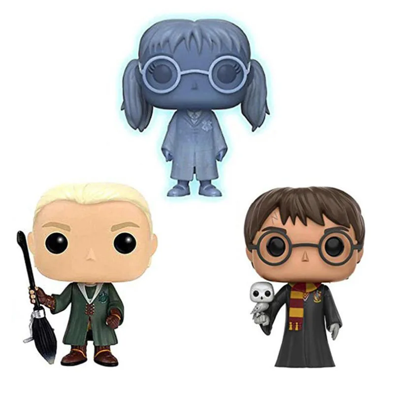 Funko Pop Гарри Поттер стоны Миртл Драко Малфой Белла Moody рис Коллекция виниловая кукла модель игрушки