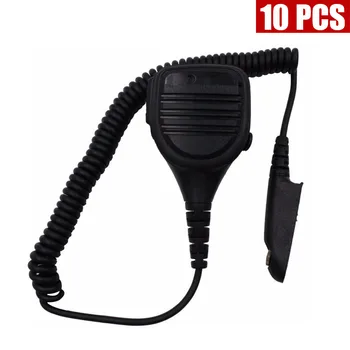 

XQF 10PCS Speaker Microphone Mic for Motorola GP328 GP329 GP380 HT750 MTX850 PTX780 Radio