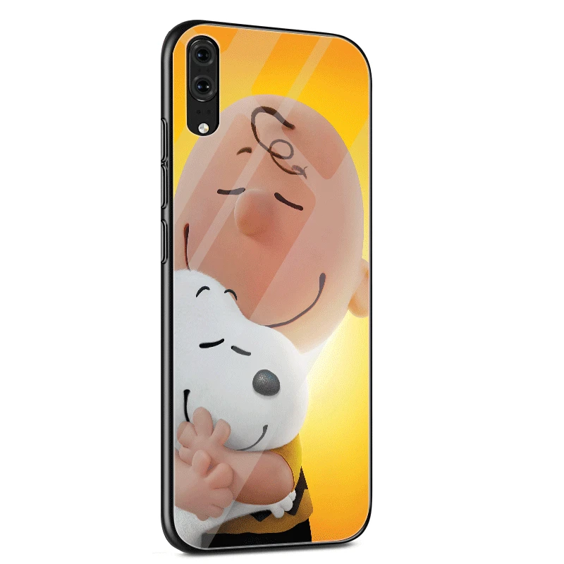 G8 Стеклянный чехол для телефона huawei mate Honor 8X9 10 7A 20 P30 P20 P10 Lite Pro P Smart Cover The Peanuts Movie - Цвет: G8