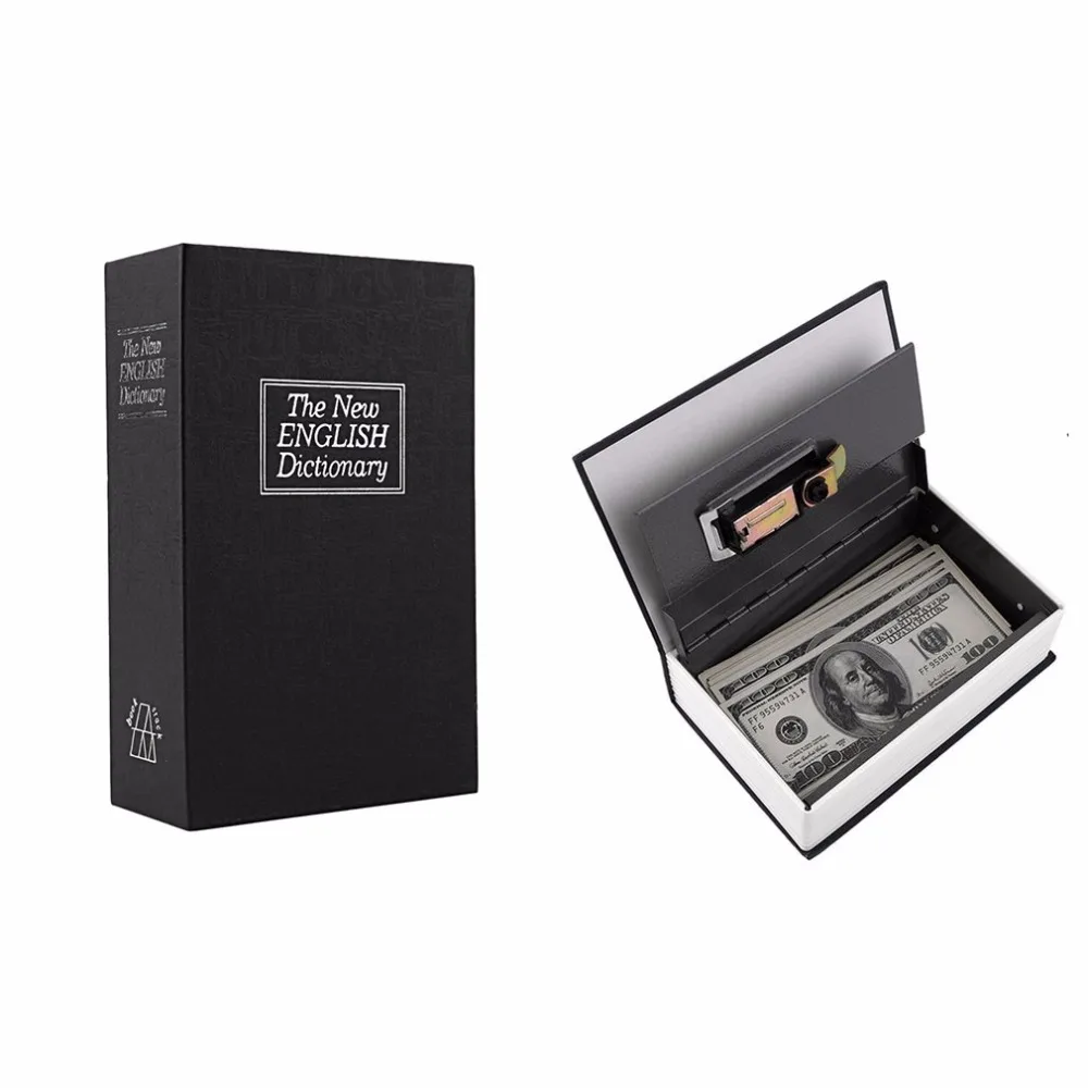 

Safe Box Dictionary Secret Book Money Hidden Secret Security Safe Lock Cash Money Coin Storage Jewellery Password Locker S Size