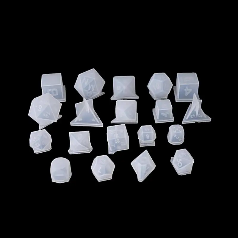Необычные Кости силиконовые формы DIY эпоксидная смола амулеты 3D кубики формы Ювелирные Кабошоны изготовление УФ смолы декодер формы