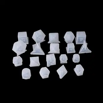

Irregular Dice Silicone Molds DIY Epoxy Resin Charms 3D Dicing Shapes Jewelry Cabochons Making UV Resin Decoden Mold