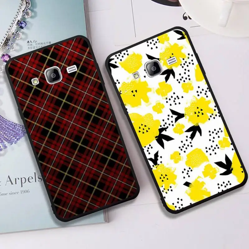 Cassa Del Telefono Del Modello Scozzese Del Tartan Del Vestito Del Clan Stewart Per Samsung J7 J8 2017 2018 J6 J7 J2 J5 Prime J4 Plus 2015 2016 Duo Co