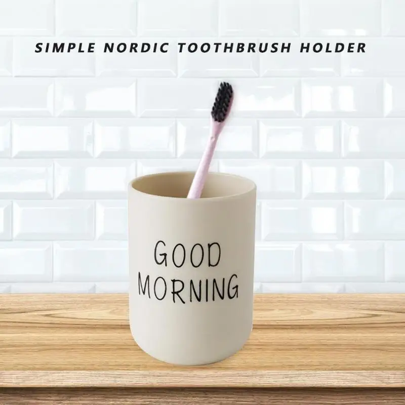 Портативный держатель для зубных щеток с надписью «Good Morning Cup PP» в Северной Европе
