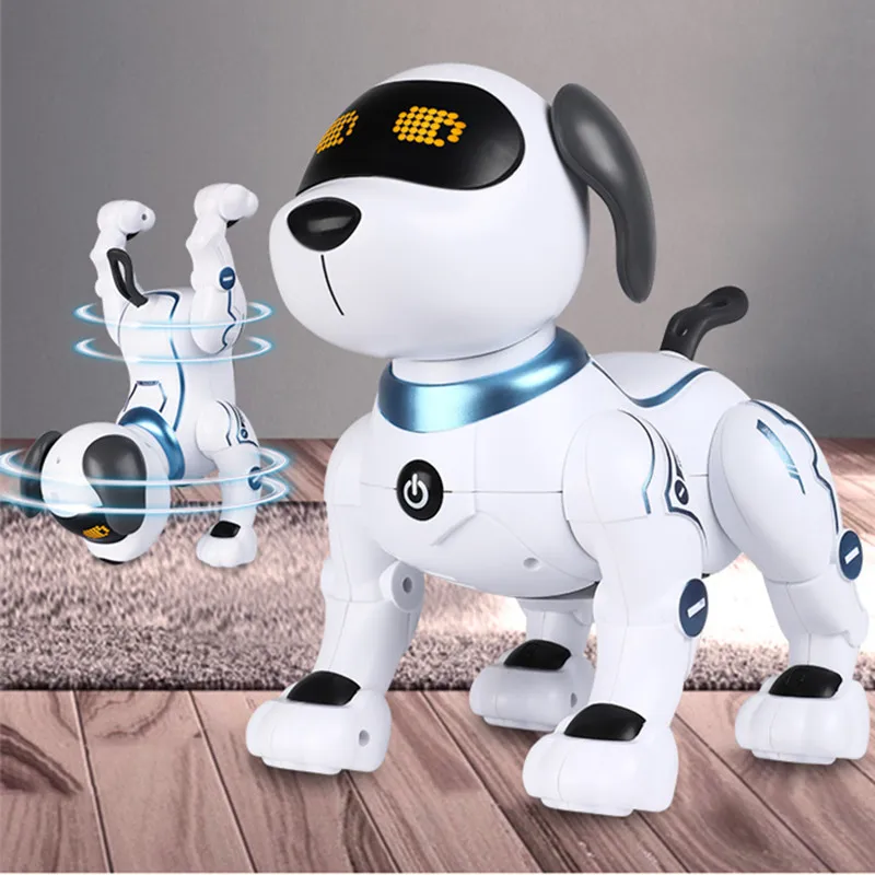 Intelligent robot pet cat dog electric sound control toy voice dancing companion smart child cartoon induction interactive toys