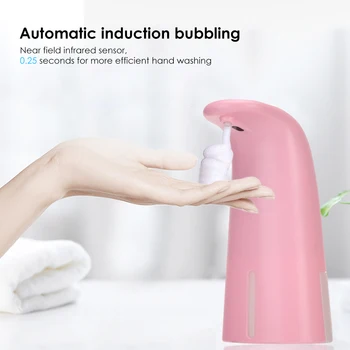 

Automatic Soap Dispenser Auto Induction Foaming Hand Wash Washer 0.25S Infrared Induction For Baby And Family