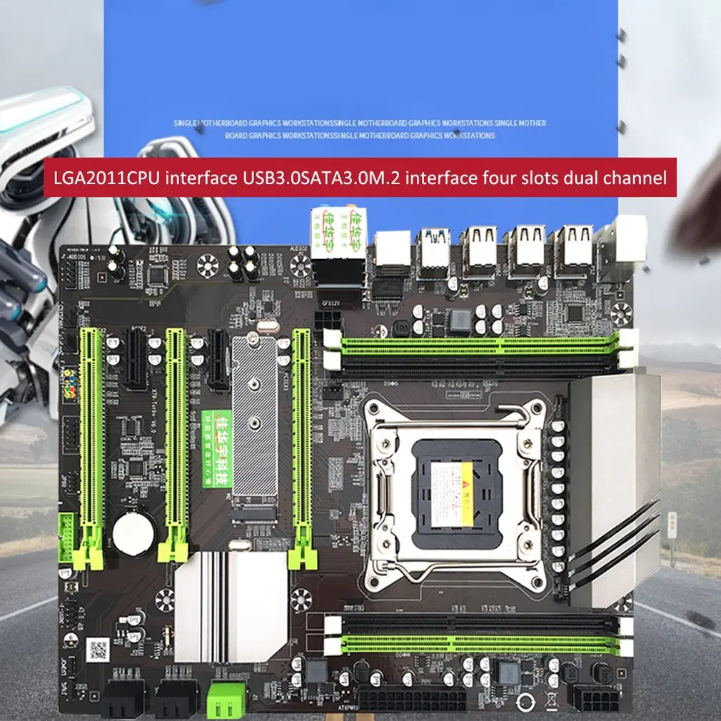 X79T DDR3 PC Desktops Motherboard LGA 2011 CPU
