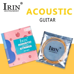 IRIN 6Pcs Guitar Strings Phosphor Bronze Stainless Steel Wire Strings For Acoustic Folk Guitar Musical Instrument Accessories