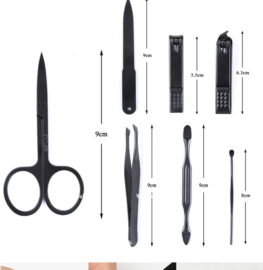 Alileader профессиональные кусачки для ногтей черные Профессиональные инструменты