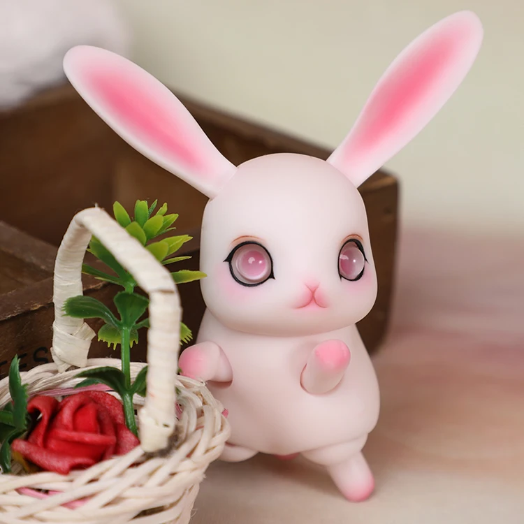 1/12 Обнаженная BJD кукла мини милый питомец эльф Банни BJD/SD смола фигурка кукла модель игрушка подарок. В комплект не входит одежда, обувь, парик A0146ruby