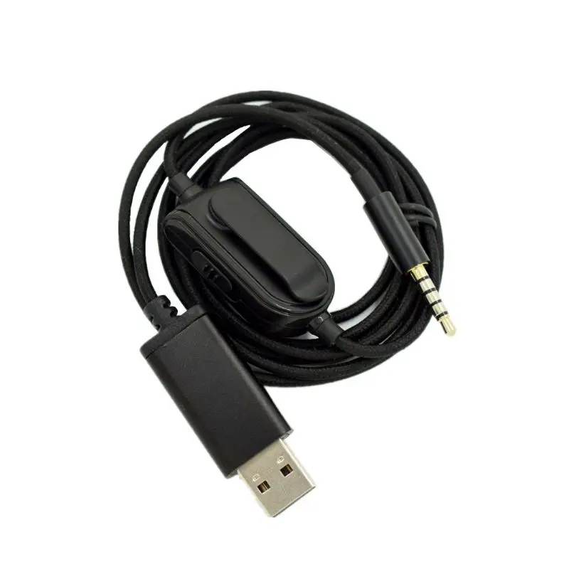 2 м игровая гарнитура Разветвитель USB удлинитель аудио кабель для Astro A10 A40 наушников