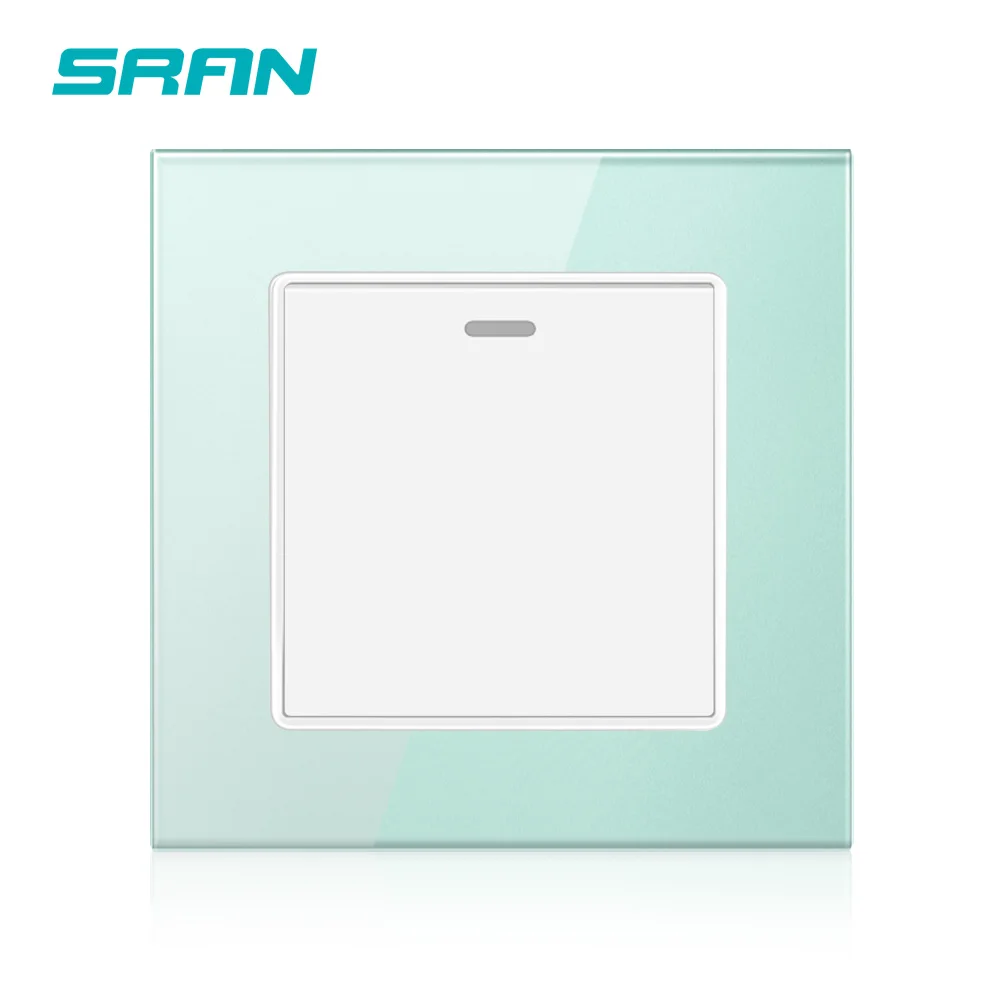 1 клавишный переключатель SRAN UK 250 В 16 А настенный для бытового источника питания