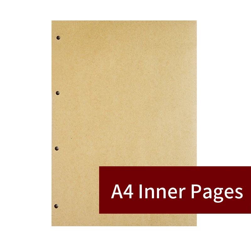 

A4 Loose-Leaf Binder Ring Book Notebook Refill Spiral Binder Planner Inner Page Inside Paper Line Dot Grid Blank 40 sheets